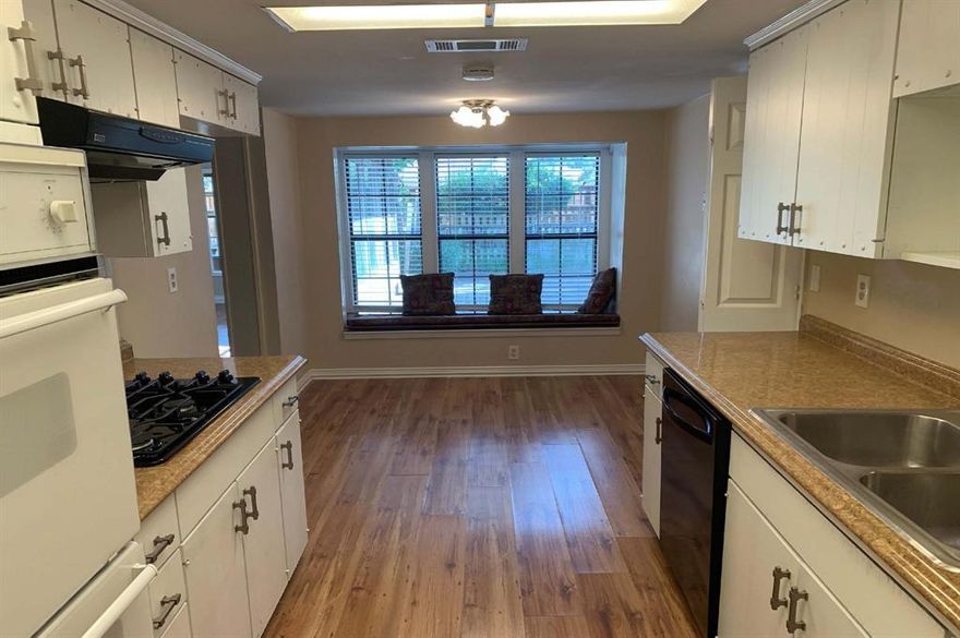 This 3 bedroom, 3 bath one story house is located in the highly sought after community of Brookhaven Country Club.  The home has an open living room with a wood burning fireplace.  The kitchen features a gas cooktop, double oven, breakfast nook, and a large walk-in pantry.  The house has a large studio office with an attached bathroom which could be used as a fourth bedroom with a closet.  Dining room has lots of windows and features an attached sunroom.   This house is conveniently located in the metroplex with easy access to several major highways and only 20 minutes from downtown & both airports. Close to Brookhaven Country Club, now hosting the International Pickle Ball tournament,  Addison Dining and recreation, and Dallas Community College Brookhaven.  This quiet, golf course community is an ideal place to call home. Pets Approved on a case by case basis.