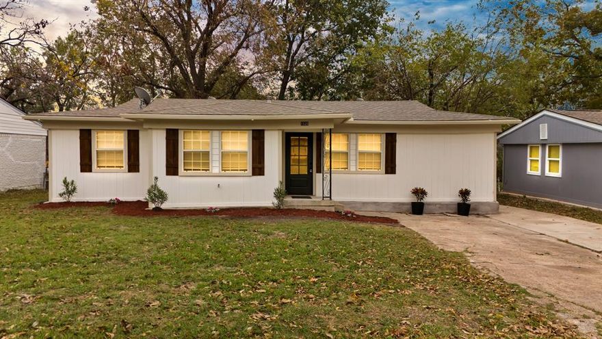 **FOUNDATION WORK COMPLETE** LOOKS LIKE NEW! Check out this beautifully remodeled 4-bedroom, 2-bath home in Mesquite, TX, featuring a large backyard. This great starter home has been fully renovated with new kitchen cabinets, fresh paint, and updated bathrooms. It’s very light and airy, so don't miss the opportunity to view it—you're sure to be impressed, especially by the amazing price! There aren't many 4-bedroom homes in this area that have been remodeled as nicely as this one. Come see it, fall in love, and submit your offer! The home also includes a new HVAC system and new PVC plumbing (not cast iron). Additionally, the exterior has new siding as well. COMPLETE FOUNDATION REPAIRS WITH WARRANTY.