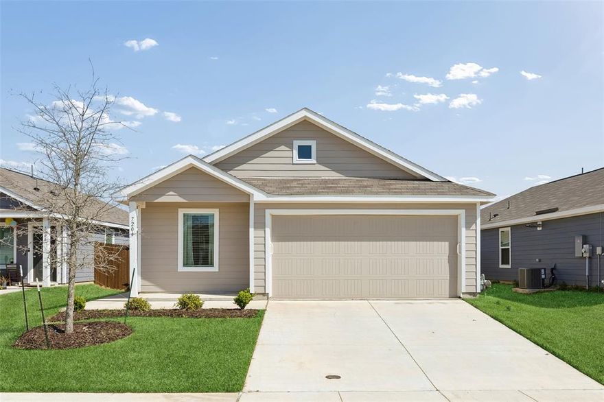 Cottage-style 2-bedroom, 1-bath home with an attached 2-car garage located in North McKinney, north of US 380, in The Preserve at Honey Creek. This well-designed home features a smooth layout, where the cozy living area flows naturally into the kitchen and dining spaces, making both daily life and entertaining guests easy. Recent updates include a custom glass shower, ceiling fans in each room, and laminate flooring in the bedrooms. Enjoy the front porch and a large backyard enclosed by a 6-foot privacy wood fence. The exterior features Hardie plank siding and fiber optic internet availability. The location provides easy access to Allen and Frisco, ideal for commuting or weekend outings. Residents have access to nearby neighborhood parks, including Hummingbird Park and Red Tail Hawk Park, as well as community amenities like a pool with a lazy river, playground, walking trails, pavilion, open green spaces, and scenic ponds. The HOA is $85 per year. The property is zoned to McKinney ISD and offers convenient access to Historic Downtown McKinney and nearby Melissa, Texas, with shopping at HEB and Buc-ee’s, plus upcoming restaurants. A wonderful opportunity to enjoy comfortable, cottage-style living with parks, amenities, and the charm of Historic Downtown McKinney.