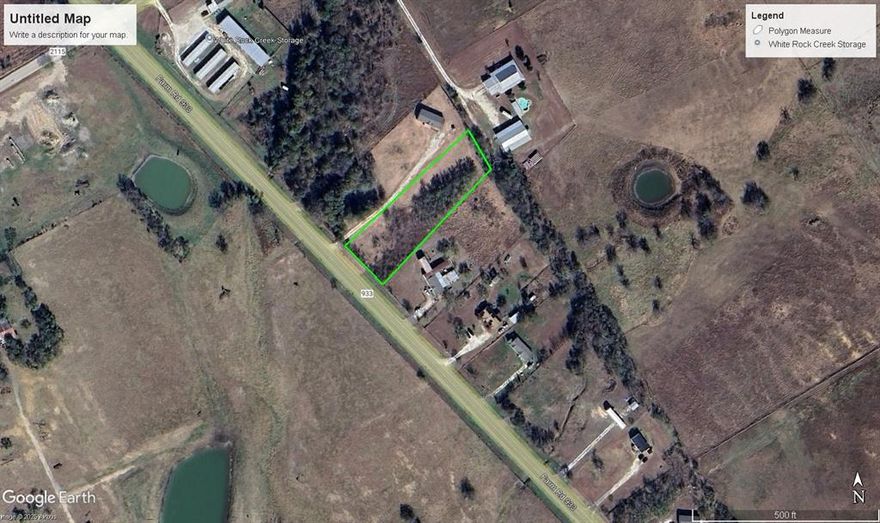 1.3 acres ready to build or bring manufactured home.  Some trees for shade, good soils, road frontage on FM 933.