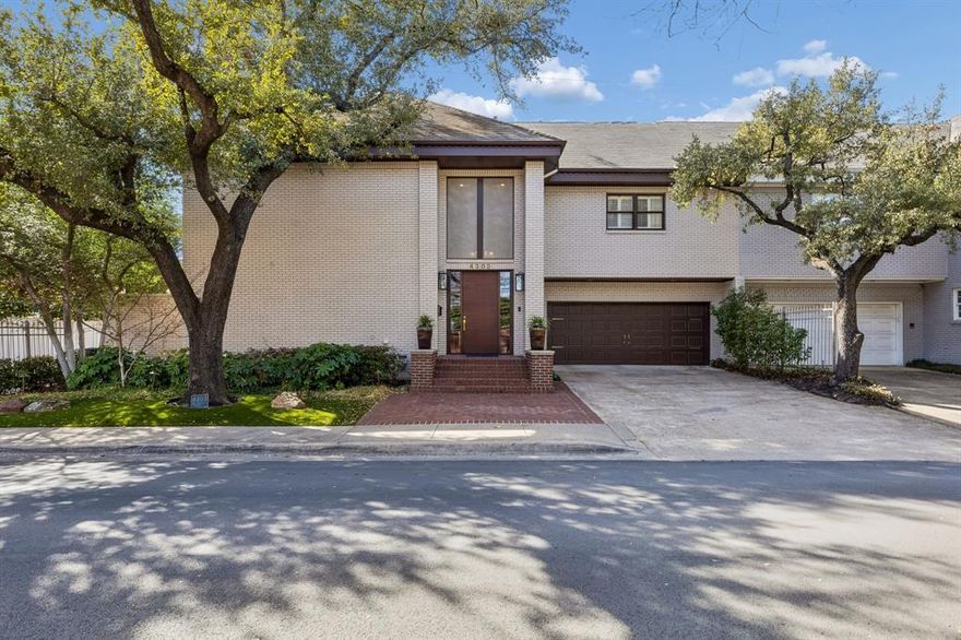 Rare opportunity to own a 3-bedroom duplex that lives like a single-family home in a prime location within Highland Park Independent School District, just moments from Highland Park Village.

Classic architecture meets a stylish, curated interior, creating a home that feels both timeless and current. Graciously scaled living and dining rooms are designed for effortless entertaining, offering exceptional flow and abundant natural light. The thoughtful layout provides privacy for everyday living while maintaining an inviting, open feel for gatherings.

Step outside to a private retreat featuring a charming small pool and a turfed yard — a rare and coveted combination in this walkable location. Whether hosting friends or enjoying a quiet evening at home, the outdoor space extends the home’s livability beautifully.

With its prime setting, generous room sizes, and refined style, this residence offers an exceptional blend of elegance, comfort, and lifestyle in one of Dallas’ most desirable neighborhoods.