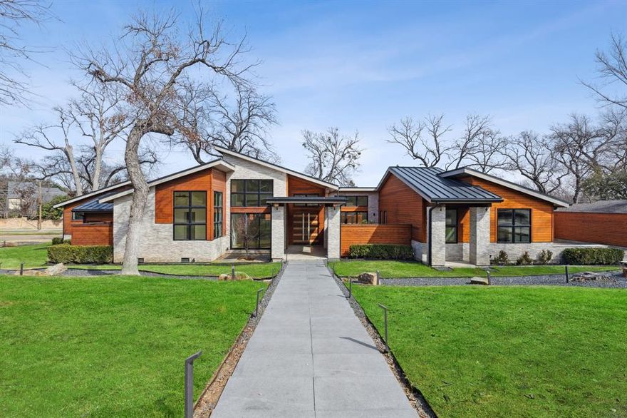 Welcome to your haven of sophistication and relaxation. This exceptional one-story home effortlessly merges functional design with resort-style living, crafting a sanctuary of luxury and tranquility. Indulge your culinary passions in the exquisite kitchen, featuring custom Grandeur cabinetry, Onyx Slab countertops, and NEW Thermador appliances. Step outside to your private oasis with a resort-style pool and expansive outdoor living space, perfect for lounging or entertaining. With over 4600 sqft of living space, 4 bedrooms, 3.5 bathrooms and designated office; this home offers ample room for relaxation and entertainment. Nestled on over half an acre, enjoy privacy and convenience with easy access to dining, shopping, major highways and upcoming Midtown location. Complete with a 3-car garage and luxury amenities, this residence epitomizes modern living. Schedule your private showing today and seize this extraordinary opportunity!