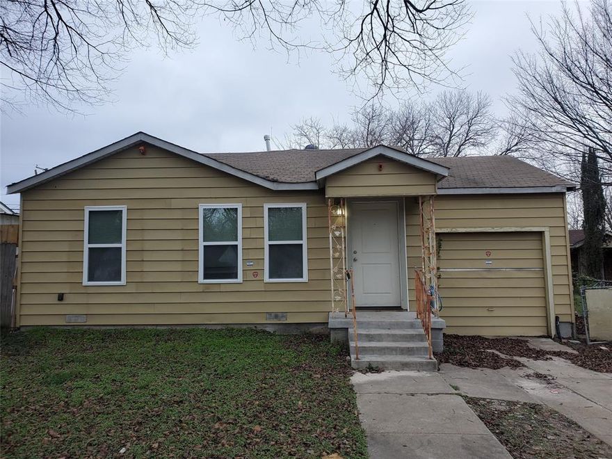 Charming home with 3 bedrooms and 2 bathrooms. Home features Updated interior paint, Flooring, Windows, HVAC, and Lighting fixtures throughout home. Kitchen has modern cabinets with marble countertops, Dishwasher, Gas stove. Huge backyard to enjoy. This is a must see
 Pets will be allowed on a case by case basis.