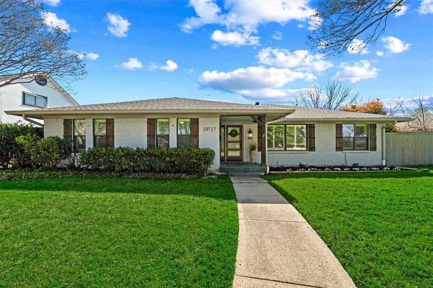 Welcome to this beautifully updated, move-in ready home featuring a versatile and highly sought-after floor plan with 4 spacious bedrooms, 3 full bathrooms, a private home office, and multiple outdoor living spaces. Designed for both everyday living and effortless entertaining, the open-concept layout showcases a stunning vaulted ceiling with exposed beams, abundant natural light, and a living area pre-wired for surround sound—perfect for a true home theater experience.
The gourmet chef’s kitchen is a standout, complete with an oversized quartz island, high-end stainless steel appliances, gas cooktop, wine refrigerator, and a stylish beverage bar—ideal for hosting. The expansive primary suite offers a serene retreat with a spa-inspired ensuite bath featuring quartz countertops, a freestanding soaking tub, oversized walk-in shower, and a generous walk-in closet.
Extensive upgrades throughout the home include new HVAC systems, designer lighting fixtures, marble flooring, plantation shutters, LED lighting, and a comprehensive drainage system with French drains—delivering both luxury and peace of mind.
Step outside to your private backyard oasis, designed for Texas living, featuring a lagoon-style pool and spa with updated PebbleTec plaster, heater, equipment, and a newly installed pump. A separate side yard just off the kitchen offers the perfect setup for a dedicated dog run, while an additional outdoor space provides flexibility for play or entertaining.
An oversized 2-car garage offers ample storage and functionality—ideal for larger vehicles, a home gym setup, or additional workspace.
Located in the highly desirable Richardson ISD, zoned to Wallace Elementary, and just minutes from the Lake Highlands Trail with easy access to walking and biking paths, this home seamlessly blends lifestyle, location, and modern upgrades.