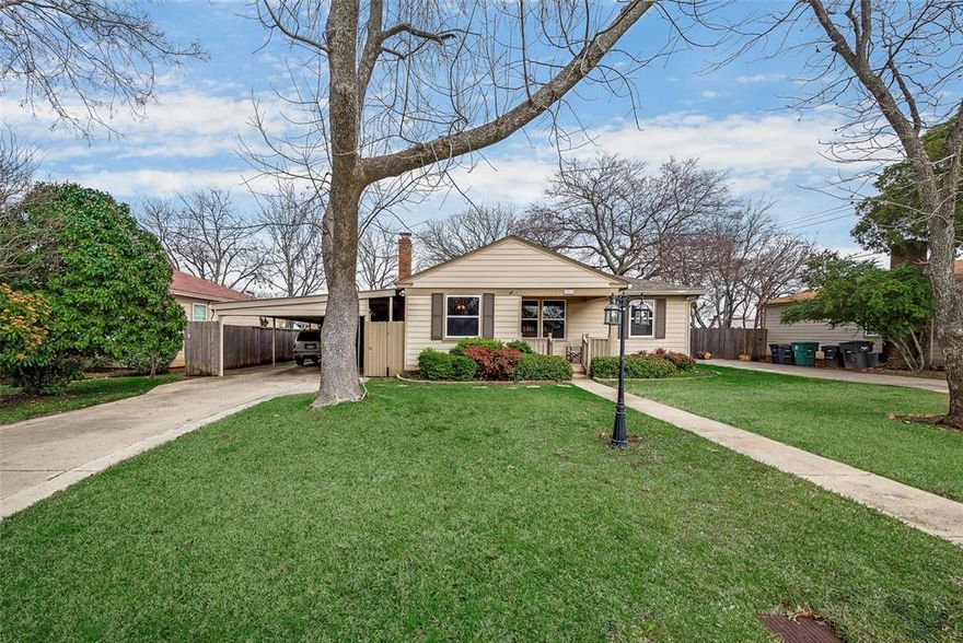 Cute as can be and perfectly located in the highly sought-after 76107 zip code! Nestled on Fort Worth’s desirable westside, this charming home offers the ideal blend of character, comfort, and convenience—just minutes from downtown.
Imagine living just moments from Camp Bowie, TCU, Dickies Arena, West 7th Street, the Cultural District, Clearfork, the River District, and the Trinity Trails. Whether you’re enjoying a night out, a scenic walk, or your favorite local coffee spot, everything you love about Fort Worth is right at your fingertips.
Step inside to a warm and inviting space that feels like home from the moment you walk in. With 3 bedrooms, 2 full baths, 2 spacious living areas, and a dedicated office, there’s room here for everyone to spread out and enjoy.
The converted garage with a work bench adds a flexible bonus space—perfect for a game room, “man cave,” workout area, or creative studio—giving you options to truly make this home your own.
Outside, you’ll appreciate the sprinkler system and rare parking capacity for up to 6 vehicles—ideal for guests, hobbies, or simply extra convenience.
Lovingly maintained and thoughtfully updated with new flooring in place of carpet, this home is move-in ready while still leaving room for your personal touch.
Please note: Photos reflect prior staging. The home has been well cared for and remains in excellent condition, though it is not currently staged.
A home with this much charm, space, and location doesn’t come around often—come see it before it’s gone! Potential investment opportunity.