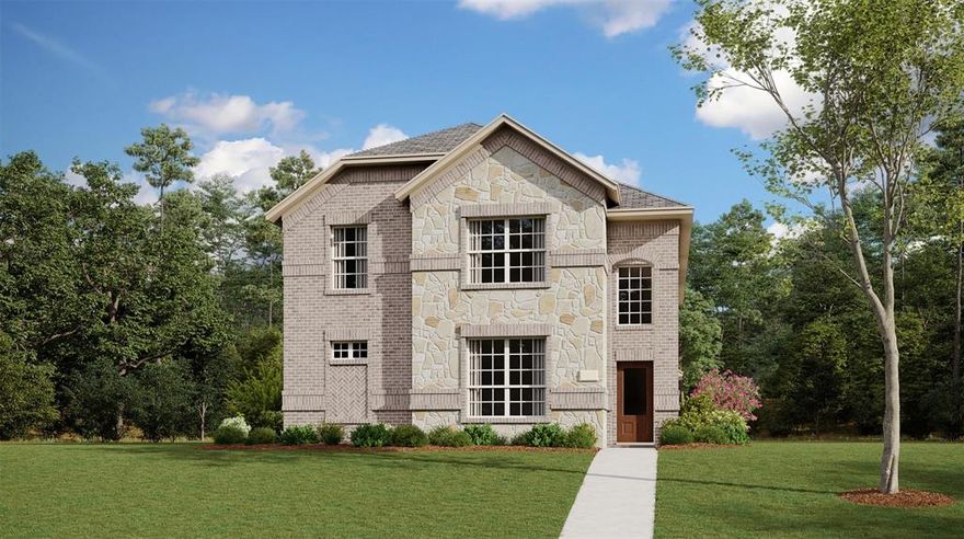 LENNAR - Northpointe - Beaumont Floorplan - This two-story home has a layout that is perfect for busy families who need space. On the first floor is an open concept living area which includes a living room, kitchen and dining room with a covered patio in the back. The owner’s suite is at the front of the home with a private bathroom and spacious walk-in closet. Upstairs are three bedrooms, two bathrooms and a versatile game room, perfect for kids and teenagers.

Prices, dimensions and features may vary and are subject to change. Photos are for illustrative purposes only.