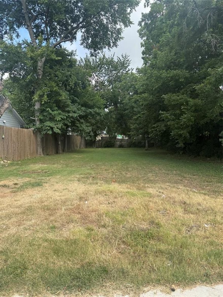 Vacant Lot for Sale – Redeveloping Area of South Dallas
Opportunity awaits in the heart of South Dallas! This vacant residential lot is ready for your vision—no HOA, and no builder restrictions—bring your own builder and create something special. Located in a fast-growing, redeveloping neighborhood, this property offers excellent potential for future appreciation. Whether you're an investor, developer, or future homeowner, this is your chance to secure land in a transforming area close to major highways, schools, and downtown amenities.

Utilities available. Zoned for residential use.

Don’t miss this chance to build in one of Dallas’ most dynamic areas!