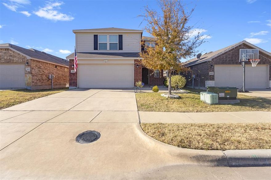 Welcome to this well-maintained 4-bedroom, 3-bath smart home located in the desirable Travis Ranch community. Features include a whole-home water filtration system with the kitchen offering granite countertops, stainless steel appliances, and ample cabinet space. Two spacious living areas provide flexibility for entertaining or everyday living. Enjoy a private backyard with plenty of room for outdoor activities. Community amenities include a clubhouse, multiple pools, splash pad, tennis and basketball courts, and walking trails. Buyer and buyers agent to verify measurements and schools.