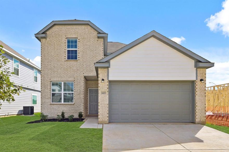 Love where you live in Sycamore Landing in Fort Worth, TX! Conveniently located just south of Fort Worth where the close proximity to I-35, I-20, and Chisholm Trail Pkwy makes commuting a breeze! The Salerno floor plan is a spacious 2-story home with 4 bedrooms (2 down, 2 up), 3 baths, game room, and a 2-car garage. This home has it all, including vinyl plank flooring throughout the first-floor common areas and tray ceilings for some dramatic flair! The first floor offers the perfect space for entertaining with an island kitchen open to expansive living and dining areas! The gourmet kitchen is sure to please with 42-inch white cabinetry, granite countertops, and stainless-steel appliances! Retreat to the first-floor Owner's Suite featuring double sinks with granite countertops, a separate tub and shower, and a walk-in closet! Don’t miss your opportunity to call Sycamore Landing home, schedule a visit today!