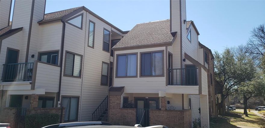 Recent Renovation: Third-floor condo, luxury wood-plank vinyl flooring, new paint, almost new appliances,  in this gated North Arlington community. Washer dryer included. Water, sewer and trash are paid. Assigned parking in front. Buildings all newly renovated. Community has three sparkling pools, two bubbling hot tubs, sauna, tennis, and exercise facilities. Just installed 47 security cameras and enhanced lighting throughout.  Easy access to Dallas and Fort Worth, DFW airport, UTA, GM, and lots of shopping and dining too. Near Cowboy Stadium, Rangers ballpark, Texas Live, Six Flags, Hurricane Harbor, and much more.