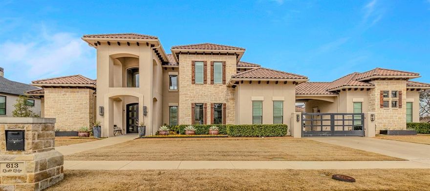 Architectural Marvel in a Multi-Million Dollar Community
Welcome to this stunning residence nestled within the prestigious Ridge Lakes. The impressive drive-up appeal hints at the luxury that awaits beyond the threshold. A harmonious blend of Contemporary Modern Mediterranean architecture. Crafted from stone, stucco, and crowned with a tile roof. Abundant natural light floods the interior. White Oak Wood Floors: Elegance underfoot. Spa-Like Baths:Master closet has stackable W&D. Luxury awaits in every corner. Elevate the aesthetic. Accompanying the main 4636 sq ft home, a 500 sq ft Casita adds versatility and charm, Step into your private retreat where relaxation and entertainment converge. Lounge on the tanning ledge or let the soothing waterfall wash away your cares in the Saltwater Pool  
Luxury, Privacy, and Sophistication Await
This home is an oasis where every detail has been meticulously curated. Experience the pinnacle of elegance, privacy, and sophistication. Welcome home!