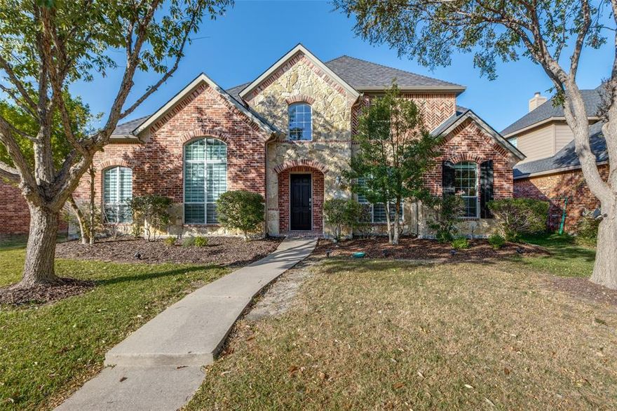 PRICE IMPROVEMENT- First month rent FREE with an 18 month lease!  

Beautiful 4-Bedroom Home for Lease Near PGA HQ & Upcoming Universal Studios Frisco!

Welcome to this spacious East-facing 4-bedroom, 3.5-bath home in the heart of Frisco, offering the perfect blend of comfort, space, and convenience. The open and functional floor plan features a grand two-story foyer, private office with French doors, and formal living and dining rooms—ideal for family gatherings and entertaining.

The bright and inviting family room offers laminate wood floors, a gas log fireplace, and a wall of windows overlooking the backyard. The gourmet kitchen includes granite countertops, a breakfast bar, gas cooktop, built-in range and microwave, a butler’s pantry, and plenty of storage.

The first-floor primary suite provides a relaxing retreat with a bay window, dual vanities, jetted garden tub, separate shower, and walk-in closet. Upstairs you’ll find three additional bedrooms—two with a Jack & Jill bath and one with a private bath—plus a large game room, media room, and a versatile flex or exercise space.

Enjoy the shaded backyard and covered patio—perfect for outdoor dining or playtime. The tandem 3-car garage provides extra storage or parking space.

Washer, dryer, and refrigerator AND LANDSCAPING are included in the lease!

Prime location close to PGA Headquarters, upcoming Universal Studios Frisco, The Star, Frisco Square, Stonebriar Centre, and Legacy West, with easy access to Dallas North Tollway and highly rated Frisco ISD schools. Convenient to shopping, dining, parks, and sports venues.

This home truly has it all—space, style, and location. Don’t miss your chance to make it yours!