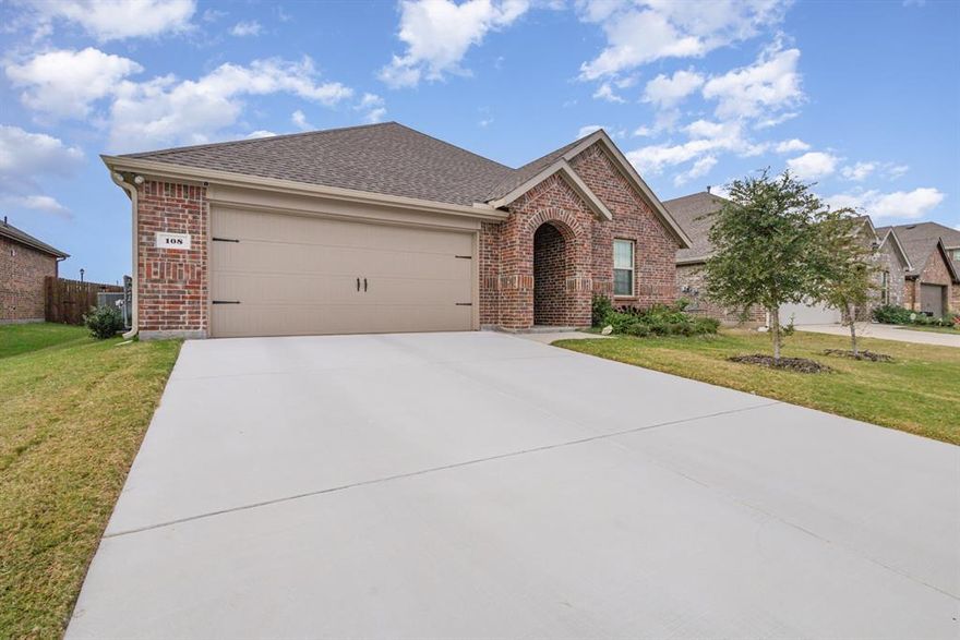 Beautiful 4-bedroom, 2-bath home in the desirable Trailstone Phase 4 community of Caddo Mills! Built in 2023, this 1,830 sq ft home offers modern style and energy efficiency with OWNED $20K+ SOLAR PANELS!! Buyer does not have to assume or lease, allowing for ultra-low electric bills, in addition to all other updates!! Electricity bill for October was just $65, and is not much higher in the summer months! Also included is a $12,000 generator for peace of mind! The open-concept layout features a spacious living area, contemporary kitchen with stainless steel appliances, and a large island perfect for entertaining. The primary suite boasts a walk-in closet and private bath with dual sinks. This home also features new gutters, not included with most new homes in the area. Enjoy community amenities including pools, parks, and walking trails. Move-in ready and BETTER THAN NEW! DO NOT MISS OUT!