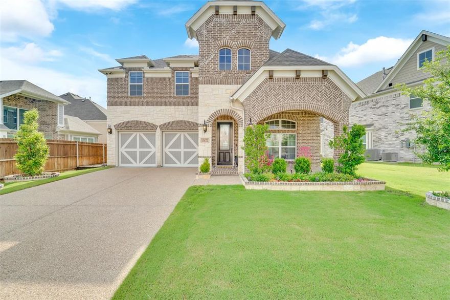 Here's the one you've been waiting for! Executive Home in Chadwick Farms with neighborhood pool, trails, parks, playground & creek. Better than new. Spacious home has 5 bedrooms, 4 full baths & 2 living areas includes vaulted family room with a beautiful fireplace & upstairs gameroom. Downstairs guest suite or home office. Upgrades include Epoxy garage floors. Luxury Vinyl plank floors in main areas downstairs. Oak tread stairs. Extended Covered patio. Upgraded tile work throughout. Kitchen aid appliances with double oven. Herringbone backsplash in the kitchen. Upgraded fan fixtures throughout. Added 16 additional can lights inside. Added 3 Security lights plus 3 coach lanterns. Upgraded marble countertops in all bathrooms. Delicatus Cream Granite kitchen countertops including extended island perfect for entertaining. Window treatments throughout including Motorized banded shades in living. Smart Home devices included. Nest thermostats. This is the one you've been waiting for! Hurry!