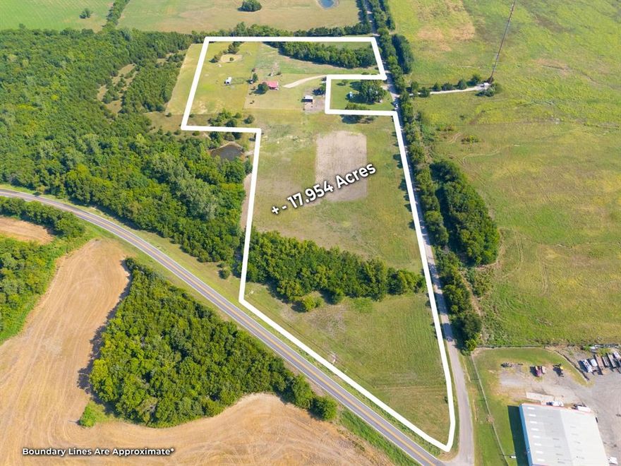 GREAT INVESTMENT PROPERTY OR BUILD YOUR DREAM HOME on this 17.954 ACRES is just a few miles from the new Bois d' Arc Lake. Property has road frontage on County Road 2765 and FM 1396 with easy access to Highway 82. Property includes open pastures, pond, water meter, electric, and so much more. There is an older mobile home on property that needs improvement or could be removed.