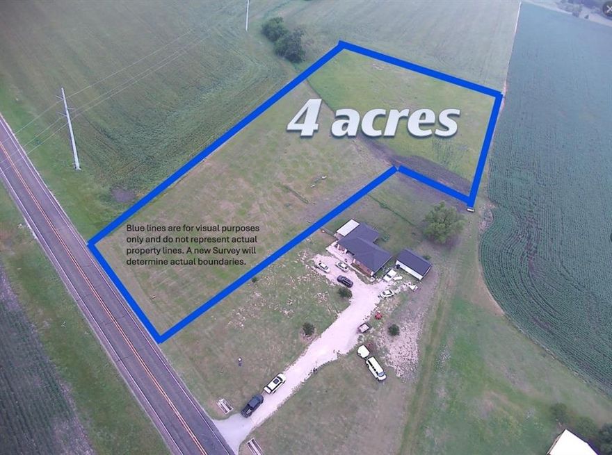 Four acres of so much potential. Whether it is building your dream home or using it for your farm, there is so much to do with
this to make it your own. It is only 2 minutes from Hwy 287 and 5 minutes to Waxahachie's famous Road 77. Where you can
experince the resturants, shopping and events!! Even though it is only approximately 5 minutes away from town, it is far
enough to enjoy the country living that is perfect for the quite nights and evening stars.