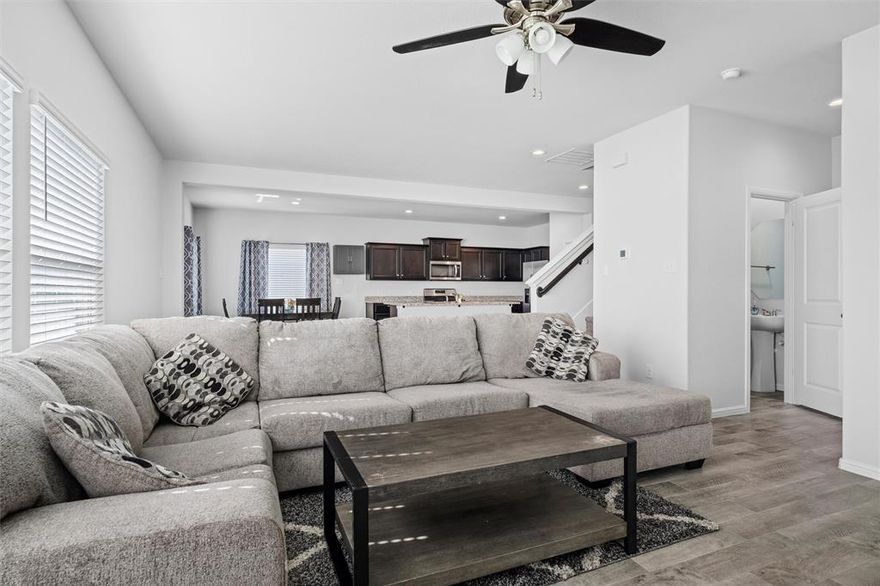 New Year! New pricing! 2 ways to win!!! Seller is offering $10,000 toward closing costs with an acceptable offer AND this property has a 1.99% Assumable Interest. Yes, I said 1.99% interest rate! Don't miss out on this rare opportunity to purchase over 2500 sq. ft. of living space, at 1.99% interest rate in a PRIME location in Fort Worth Texas.  This newer 3-bedroom, 2.5-bath house blends comfort & functionality. The spacious kitchen encompasses granite countertops, an island, & tile floors and is open to one of two generous sized living rooms, plus a separate office (down) make this home perfect for both entertaining & everyday living.  Upstairs, all the bedrooms are separately & thoughtfully placed alongside a generous family room, creating a private retreat for relaxation.  Step outside to a large backyard with a generous sized covered patio. Let's not forget to mention its Location! Location! Location! Within minutes of I-20, I-30, & 820 and less than 15 minutes to Downtown Fort Worth. Plus, the subdivision amenities include a gorgeous community pool, clubhouse, park, playground, & walkable streets. 

Why Buyers Love This Home: 1. Assumable low interest rate (1.99%) a rare financing advantage! 2. Seller contribution toward closing costs. 3. Spacious floor plan with a separate office & multiple living areas. 4. Family-friendly neighborhood with resort-style amenities. 5. Prime Fort Worth location. 6. Near major highways & attractions. This property is a must-see for buyers searching for homes in Fort Worth with low interest rates, large backyards, and community amenities. With unbeatable financing, modern features, & a convenient location, this home offers both immediate comfort & long-term value.  

All information deemed reliable, but buyer and buyer's agent to confirm all details. Listing agents not deemed reliable for all information within.