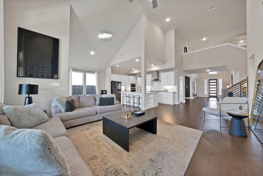 Priced to sell below market value.  A truly magnificent two-story home nestled in one of Lavon's most desirable communities designed with both everyday comfort and unforgettable entertaining in mind.  The spacious 6 bedrooms,4 bath residence offers and ideal layout for growing families, multigenerational living, or hosting overnight guest with ease.  At the heart of the home is a chef inspired gourmet kitchen, featuring ample counter space, abundant cabinetry, and an open flow into the expansive family room, perfect for gatherings, celebrations, and relaxed evenings at home.  The thoughtfully designed floor plan continues upstairs with a generous game room and dedicated media room creating the ultimate space for movie night's, game days, or kids retreats.  Step outside to a beautifully extended covered patio, ideal for hosting friends and family, enjoying weekend barbecues, or unwinding after a long day.  The backyard offers plenty of space to create your own outdoor oasis.  Located in a family friendly neighborhood with community amenities, this home combines luxury functionality, and lifestyle.  Lavon offers a peaceful suburban feel while still being just a short drive to Rockwall for shopping, dining, and entertainment, and within easy commuting distance to Dallas.  Residents enjoy proximity to Lake Lavon, scenic outdoor spaces, and growing community that continues to add value and appeal.  
A place where memories are made and hospitality comes naturally.