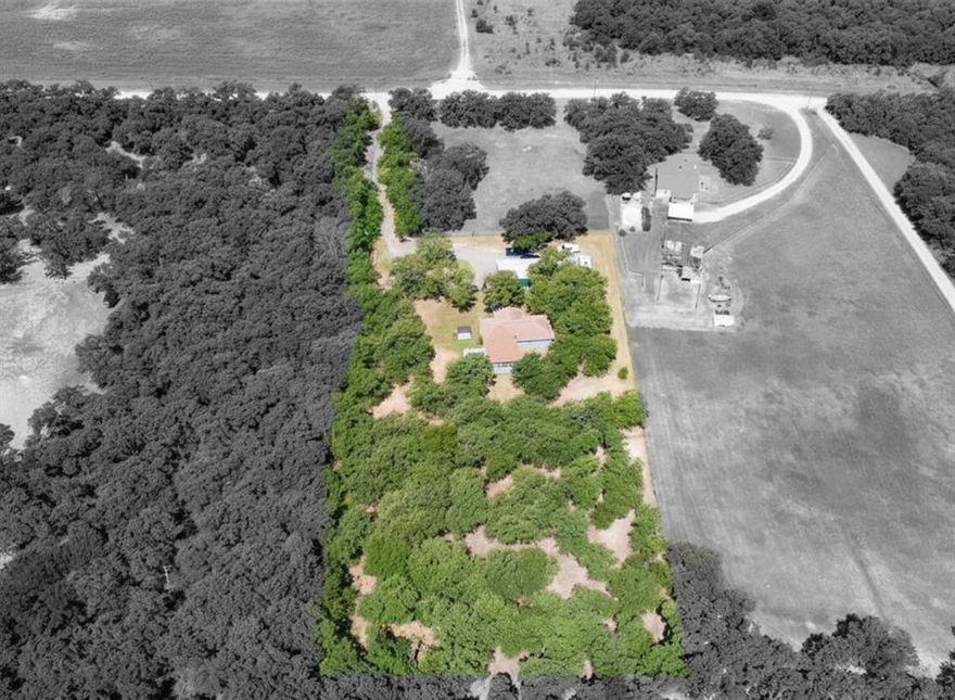 “Ideal for buyers looking for acreage, a shop, and no HOA in Wise County”

2 ACRES • SHOP WITH ELECTRIC • RV HOOKUP • NO RESTRICTIONS • FULLY FENCED

MOTIVATED SELLER — Bring Your Offer!

Escape to your own private slice of Texas on this beautiful 2-acre property tucked away on a quiet private road in Paradise, TX. With no restrictions and plenty of space, this property offers the freedom to live how you want—bring your animals, your toys, and your plans.

This charming 3–4 bedroom, 2-bath home features an open-concept layout with a large butcher block island, perfect for gathering and entertaining. The flexible floor plan allows for a fourth bedroom, second living area, or home office to fit your needs.

Step outside to a large nice composite deck overlooking mature trees and peaceful surroundings, where you’ll enjoy quiet mornings, abundant wildlife, and evenings under the Texas stars around your own bonfire.

The property is fully equipped for country living with a 36x24 shop with electric and 3 bay doors, carport, RV hookup, 12x16 storage shed with loft, chicken pens, batting cage, and a separate well house. Fully fenced and ready for animals, hobbies, or simply enjoying wide-open space.

Conveniently located just minutes from town, shopping, dining, and schools—offering the perfect balance of privacy and accessibility.

Recently reduced and priced to sell—seller is ready to make a deal.

Ask about preferred lender incentives including free appraisal and no underwriting fee.