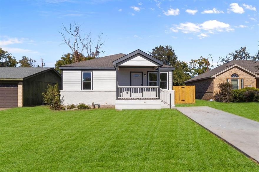 Beautifully Renovated Home in the Heart of Fort Worth!
Welcome to 5928 Humbert Avenue, a stunning TOTALLY RENOVATED home offering the perfect blend of modern design and comfort. Featuring 4 spacious bedrooms, 2 full bathrooms, and approximately 1,504 sqft of open-concept living space, this home is ready to impress even the most discerning buyers. Step into an inviting living area with abundant natural light and a seamless open floor plan that connects the living, dining, and kitchen spaces — perfect for entertaining or family gatherings. The updated kitchen includes sleek countertops, modern cabinetry, and stainless-steel finishes, creating a contemporary yet warm atmosphere. Each bedroom is generously sized, offering comfort and privacy, while both bathrooms showcase elegant tile work, new vanities, and stylish fixtures. Prime Location: Conveniently located just minutes from Downtown Fort Worth, Cultural District, and West 7th Street, this home provides easy access to top-rated dining, shopping, and entertainment options. Close proximity to major highways like I-30 and Chisholm Trail Parkway ensures quick commutes across the DFW area. Enjoy the perfect mix of modern living and Fort Worth charm — schedule your private showing today before it’s gone!