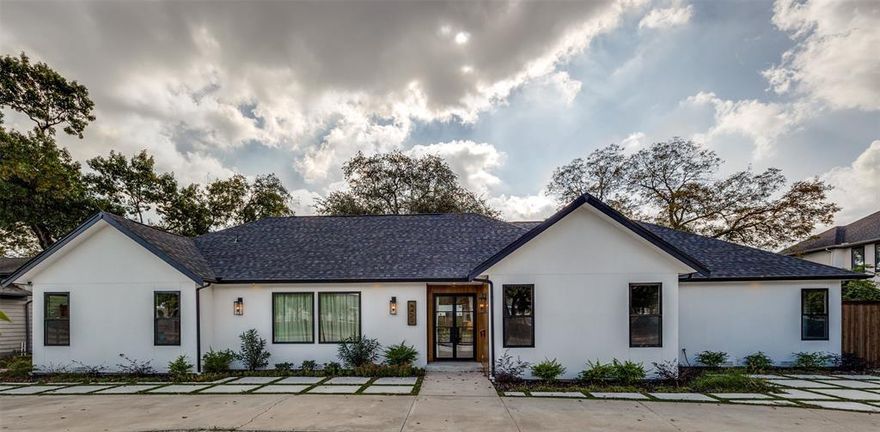 Discover the perfect MULTI-GENERATIONAL haven and ENTERTAINER's paradise in this stunning 5-bedroom, 6-bath (4 full, 2 half), 4,391 sq. ft. single story PRESTON HOLLOW home, rebuilt with the perfect SPLIT-BEDROOM layout. 

Enjoy two gourmet kitchens: front kitchen with a 48 inch FORNO 8-burner gas range, double oven, 46.8 inch fridge, 72 inch wine cabinet, and 36 inch farmhouse sink, and a back kitchen with a 30 inch FORNO 5 burner range, 33 inch fridge, microwave, ice maker, and backyard serving window. 

The primary suite offers French doors to an estate-sized backyard & spacious side-yards, a spa-like bath with soaking tub and separate aromatherapy steam shower with Bluetooth audio & red light therapy, and large primary closet with washer-dryer hookup. 

Additional features include parking for 12+ cars, oversized garage with rear entry electric gate, whole-home water purification, real stucco exterior, Anderson Fibrex Windows, custom cabinetry throughout, 10 foot ceilings, heavily insulated walls including garage, and a huge laundry & storage room with pet shower. 

Located near top retail, restaurants, parks, and schools, this staged home is ready to impress. Referrals available to fully furnish.

Luxury Live Auction! Bidding to start from $1,350,000.00!  Traditional offers accepted in advance of auction.