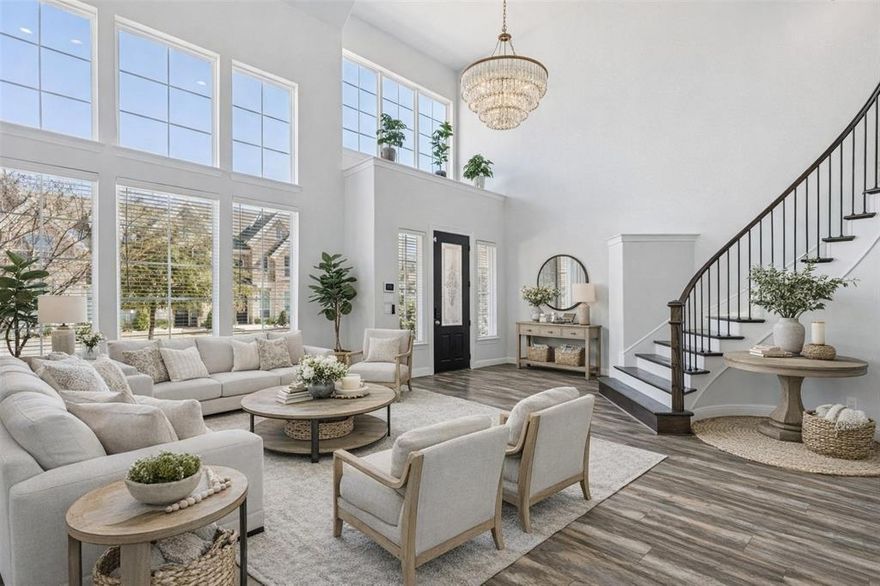 Welcome to this stunning 4-bedroom, 3-bathroom townhouse in the desirable Lake Forest community of McKinney. With 2,404 sq. ft. of thoughtfully designed living space, this east-facing home is filled with natural light streaming through abundant bay windows.

The large kitchen is a chef’s dream, featuring a big granite island, ample cabinets and counter space, and a spacious pantry for all your storage needs. Luxury vinyl plank and tile flooring flow throughout—no carpet—and the home is loaded with upgrades, including upgraded fixtures, upgraded stairs, and 2-inch blinds.

The master suite offers a closet with built-in cabinets and drawers, and for convenience, the laundry room is upstairs, along with the master and two secondary bedrooms. Step outside to a private patio perfect for relaxing or entertaining.

Located near Highways 121 and 75, this home blends luxury, functionality, and accessibility in a move-in-ready package.