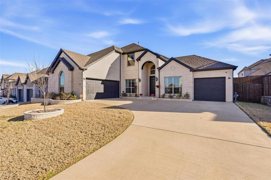Welcome to a stunning luxury residence located within the highly desirable Rockwall Independent School District and built by the prestigious First Texas Homes. This exceptional property blends upscale design, thoughtful functionality, and timeless craftsmanship in one of Rockwall County’s fastest-growing communities.

From the moment you arrive, the striking curb appeal and architectural detailing set the tone. Inside, an expansive open-concept layout is designed for both elegant entertaining and comfortable everyday living. Natural light fills the spacious living areas, seamlessly flowing into a chef-inspired kitchen featuring designer cabinetry, premium finishes, a large center island, and abundant storage.

This home offers the space today’s luxury buyers demand, including a dedicated private office ideal for remote work or executive productivity, along with an impressive media room perfect for immersive movie nights, game days, or hosting guests.

The primary suite serves as a true retreat, complete with a spa-style bath featuring dual vanities, a soaking tub, separate shower, and a generous walk-in closet. Secondary bedrooms offer flexibility for family or guests, all appointed with quality finishes throughout.

A rare three-car garage provides ample space for vehicles, storage, or hobbies — a highly sought-after feature among move-up and luxury buyers.

Built with energy-efficient construction and elevated design elements, this home reflects quality at every turn. Conveniently located near shopping, dining, and major commuter routes into Dallas, residents enjoy both lifestyle and accessibility. Being zoned to Rockwall ISD adds significant value, offering strong academics, athletics, and community engagement that discerning buyers prioritize.

619 Cirrus Lane is more than a home — it’s a statement of refined living in Fate, Texas.

Schedule your private showing today.