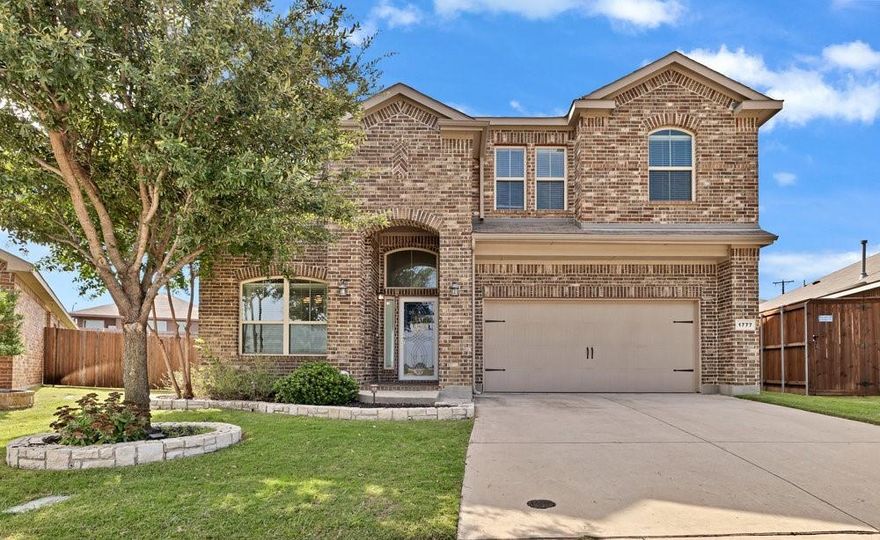 This home provides ample possibilities for the new homeowner, situated on a premium cul-de-sac lot with no homes in front and plenty of parking. As you enter, you'll be greeted by an inviting open floor plan that showcases a modern kitchen adorned with granite countertops, an abundance of cabinet space, double ovens, pantry and butler's pantry. The versatile flex space off the kitchen can easily transform into a formal dining room or a stylish office. The primary suite is tucked away on the main level and provides plenty of privacy with views of the backyard pool. Upstairs, discover a spacious game room, 3 secondary bedrooms and 2 full baths. Step outside to your private outdoor oasis, complete with a sparkling pool and a charming pergola, perfect for entertaining or relaxing under the stars. Enjoy green space for outdoor activities and gatherings. Enhance your evenings with customizable gemstone lighting in the backyard, easily adjustable through your phone to create the perfect ambiance for any occasion. Close proximity to Truett Wilson Middle School. Explore all the amenities Sendera Ranch has to offer including four pools, splash pad, trails, parks and more. Located conveniently near dining, shopping, and vibrant downtown Fort Worth