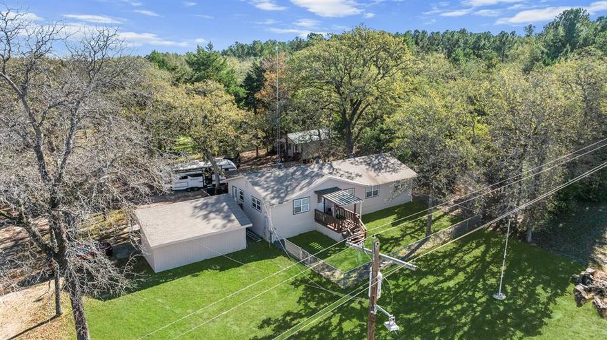 Charming country home on a spacious lot.  A serene and private retreat just minutes from downtown Hawkins. Nestled on a generous parcel of land, this home offers a perfect blend of rural peace and convenient access to town amenities.  Enjoy your morning coffee on the large, covered back porch.
Property Highlights
Quiet, scenic setting on a spacious lot — ideal for gardening, outdoor hobbies, or simply enjoying wide-open skies.
Full RV hook ups available.
Easy access via S FM 2869 from US-80, making the commute to Hawkins, nearby towns, and major roads straightforward.
A home with potential — bring your vision for updates or enjoy existing features with room to grow.
Flexible layout possibilities: plenty of space to create outdoor living areas, shaded spots, or additional outbuildings if desired.
Why You’ll Love It
This property is perfect for buyers seeking a peaceful lifestyle without sacrificing closeness to town conveniences. Whether you’re seeking a long-term residence, a weekend retreat, or a land-rich opportunity, 5283 S FM 2869 combines rural charm with real-world practicality.
Don’t miss your chance — this unique property offers rare privacy in a great location.
Schedule your private showing today and imagine the possibilities!