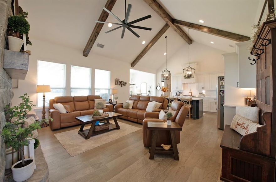 ONLY A YEAR OLD BUT FAAAARRRR SUPERIOR TO A NEW BUILD! Updates galore, trim work, & custom carpentry adorn this lovely modern farmhouse home in the midst of a coveted neighborhood where everyone knows each other, where live revolves around leisure & open skies. The interior is gorgeous & makes you feel cozy yet elevated, as the finishes in every single space were handpicked by the current owners, creating a really unique space, an ultra-efficient foam-insulated structure bathed in a sunlight that only illuminates. We sincerely hope that the photos speak for themselves, that you can pretty easily see how inviting of a space this home is, how extravagantly & thoughtfully it was constructed, how it will continue to pamper its owners from many many years to come. The lot itself is generous & sprawling; it provides a blank canvas for the myriad possibilities this upscale country neighborhood hamlet allows its residents to indulge in. No HOA, very few restrictions, & the sky’s the limit for uses. We’re convinced you’ll love it. Come see!