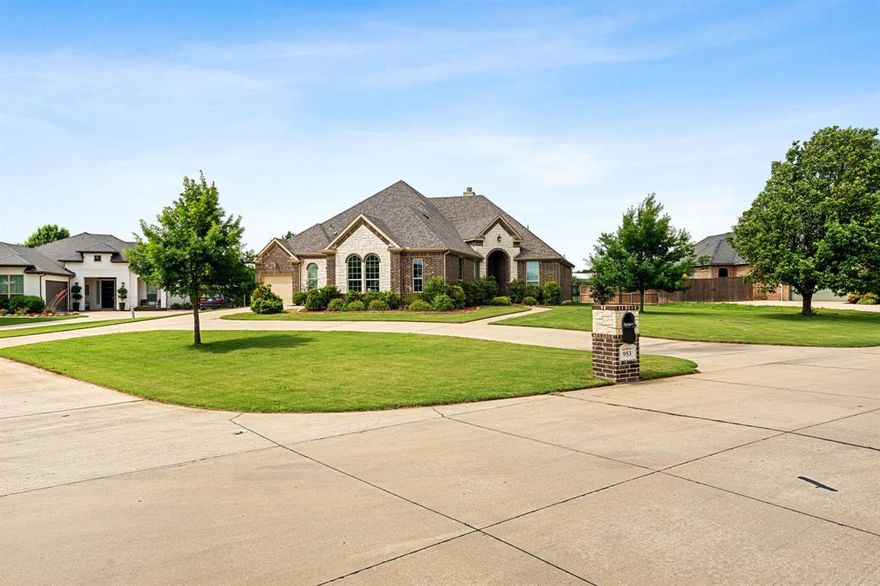 Take advantage of 10k seller concessions, refrigerator, washer & dryer offered on this home with full price offer! This is it - 3 bed, 2 bath + office, or fourth bedroom with study doors for privacy in the highly sought-after Prairie Timber Estates just outside Burleson. Built in 2017 with 2,679 sq ft, this home sits on a .5 acre lot backing up to farmland giving you privacy with only neighbors on two sides and peaceful views right off your back patio. From the moment you walk in, the natural light stands out. Tall ceilings, large windows, crown molding, and tray ceilings give the home an open, elevated feel without losing comfort. The layout flows well with two living areas and a spacious foyer that leads you into the heart of the home. The living room features a floor-to-ceiling stacked stone fireplace that really anchors the space. The kitchen and main areas are set up for both everyday living and hosting, with plenty of room to spread out. The primary suite brings a true spa-like feel with a unique tub inside the shower setup, creating a space that feels upgraded and relaxing. Solid wood flooring and higher-end finishes throughout keep the home feeling clean and move-in ready. Out back, you’ve got a 30x10 mostly covered patio overlooking farmland quiet evenings, wildlife, and a view that’s hard to find in neighborhoods like this. A circular driveway and toy garage add extra space for parking, storage, or hobbies. Located in Joshua ISD with a short drive to shopping, dining, and the tollway for an easy commute. This one fits someone wanting a quieter setting with a neighborhood feel whether you’re growing into more space or downsizing without giving up quality. If you’ve been looking for a home that feels a step above without the top-end price tag, this is one worth seeing.
