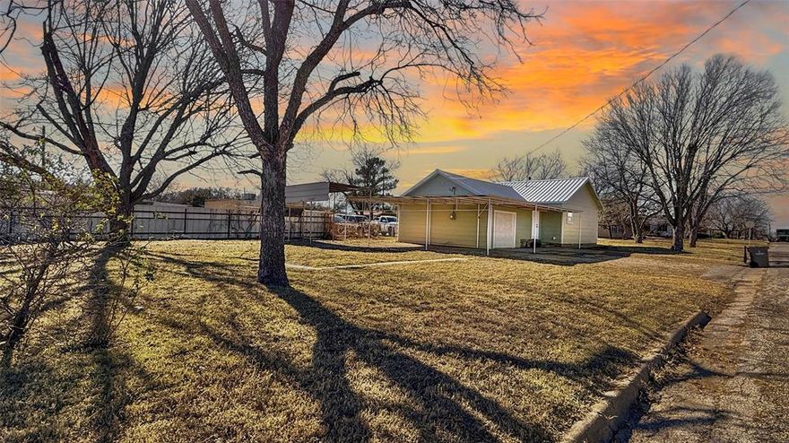 Welcome to this beautifully newly renovated home in the heart of Graham, Texas! Although the home was originally built in 1955, this move-in-ready property was rebuilt from the studs up and has an effect age of 2026! It features 3 spacious bedrooms and a fully updated bathroom with tile shower and built cabinets for extra storage. Offering modern comfort with timeless appeal. The home boasts brand new Whirlpool appliances, making everyday living effortless and worry-free. Spray foam insulation throughout provides excellent energy efficiency and year-round comfort. Situated on a desirable large corner lot, the property offers plenty of parking, perfect for guests, hobbies, or extra vehicles. With thoughtful updates, quality finishes, and a prime location, this home is an exceptional opportunity you won’t want to miss. FHA and VA Buyers welcome!