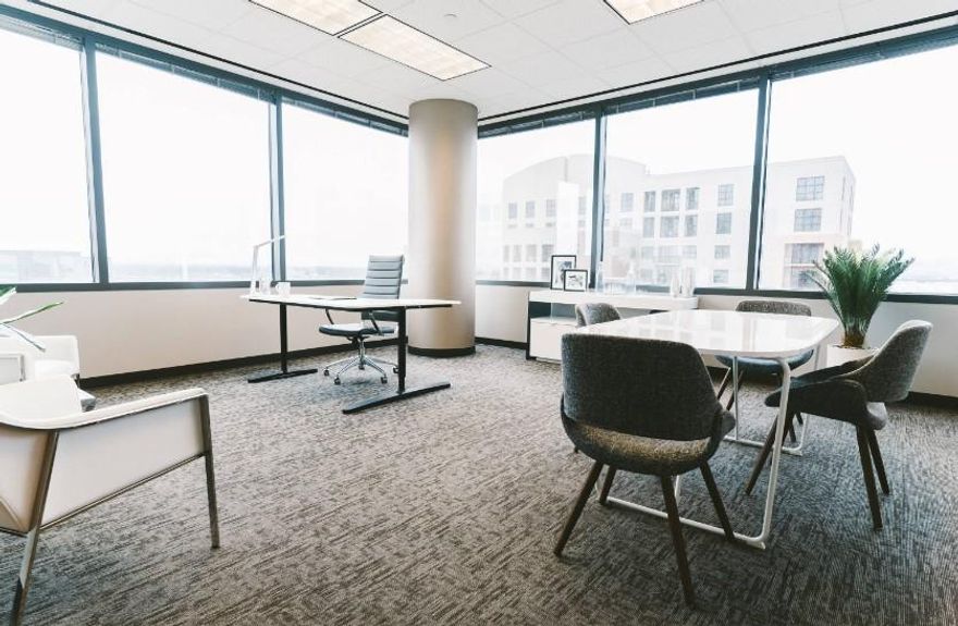 FULLY-FURNISHED (onsite receptionist, printing, refreshments, parking, utilities, janitorial etc.) for each person. Access to conference rooms and shared amenities, local business phone lines with unlimited domestic long distance, 24-7 fitness center and all locations across DFW, Houston, Atlanta and Phoenix. Tenant and tenant's agent to verify all MLS information with on-site staff.