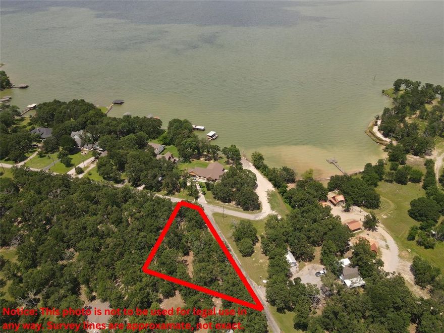 Corner lot with beautiful trees in the friendly sub division of Cape Estes on Richland Chambers Lake. This corner lot has convenient location with lake views and easy access to the community boat ramp and swimming. Lot is complete with water, electricity, and septic installed. Road frontage on 2 sides making it a good situation for building a home and boat storage. Fisherman's Point Marina is also conveniently located just a couple of minutes away. Sub Division allow campers short term on holidays and summer. This is a great lot ready to enjoy the lake life!