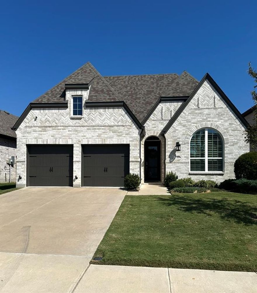 This beautifully maintained Highland Home has over 60K in upgrades. All on one floor, this immaculate 3 bedroom 2.5 bath home features a separate study with glass doors overlooks the backyard and a true media room in addition to the open kitchen dining living areas. Kitchen features an oversized island with upgraded granite. Separate gas cooktop and built-in convection oven. There is a walk-in pantry, wine hutch with under and above counter lighting. Primary bedroom offers a sitting area along with double vanities, separate shower, & walk in closets. Oversized garage with epoxy flooring. Smart home features include sprinkler system, garage, front door and HVAC. Plantation shutters throughout. Electric shades in living room, study & back door. The custom backyard features a 3-hole putting green, 10x25 extended patio with a pergola cover with stone-cedar posts. The hot tub has custom stone, a bar top and stone steps. This home is outstanding. Brand new Frazier Elementary and city park is at the end of the block.