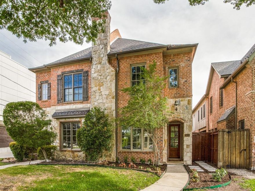 Welcome home to this stunning 3 story, single attached home, ready for immediate move-in. Absolutely beautiful 5-bedroom, 5 bath home. Designed with comfort and style, as you enter, a private office is off the foyer, hardwood floors throughout the first floor, high ceilings and a gas fireplace. The fabulous kitchen has Quartz counters, gold fixtures, an island and a gas cooktop. This home is conveniently located, within walking distance to middle school, all of the charm of Snider Plaza’s shops and restaurants, SMU, University Park Pool and lots of Parks. 4th bedroom on the top floor could be a game groom. 
Washer, dryer and refrigerator come with the home.