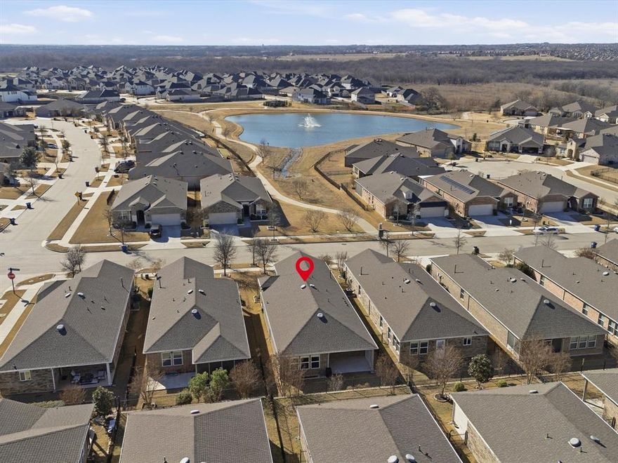 Looking for peaceful, resort-style living with a vibrant social atmosphere and stunning sunset views from your front porch? Welcome to this meticulously maintained home in the highly sought-after 55+ Del Webb at Union Park!

Ideally situated on one of the few pond-view lots in the neighborhood, this home offers serene water views right from the front porch—perfect for enjoying breathtaking evening sunsets. Conveniently located just across the street from the community mailbox and private pond with walking trail, the property also provides quick access to Union Park Boulevard and all main community amenities, while remaining tucked away within a quiet interior section of the neighborhood.

Inside, you’ll find engineered hardwood floors throughout and an open-concept floorplan designed for easy, comfortable living. The chef’s kitchen features stainless steel appliances, a gas range, and a bright breakfast nook with a view of the pond. This 2-bed 2-bath home features a primary bedroom with backyard views, ensuite bath and spacious walk-in closet. Off the foyer and kitchen is the second bedroom and full bath, perfect for guests. A bonus sunroom off the main living area offers abundant natural light and a peaceful view of the fully fenced backyard—perfect for relaxing, reading, or entertaining guests. Pet lovers will appreciate the enclosed backyard, complete with a screened back door and built-in doggy door for added convenience. The home is located just half a mile from Bark Park Dog Park, making it easy to keep your furry companions active and happy. 

Del Webb is a vibrant and welcoming community where residents enjoy access to resort-style amenities including a pool, fitness center, sport courts, group fitness classes, clubs, and a full calendar of social activities. 

This is more than a home—it’s a lifestyle.

*Complete list of community features and amenities available in Transaction Desk; Virtual Tour available via MLS & upon request*