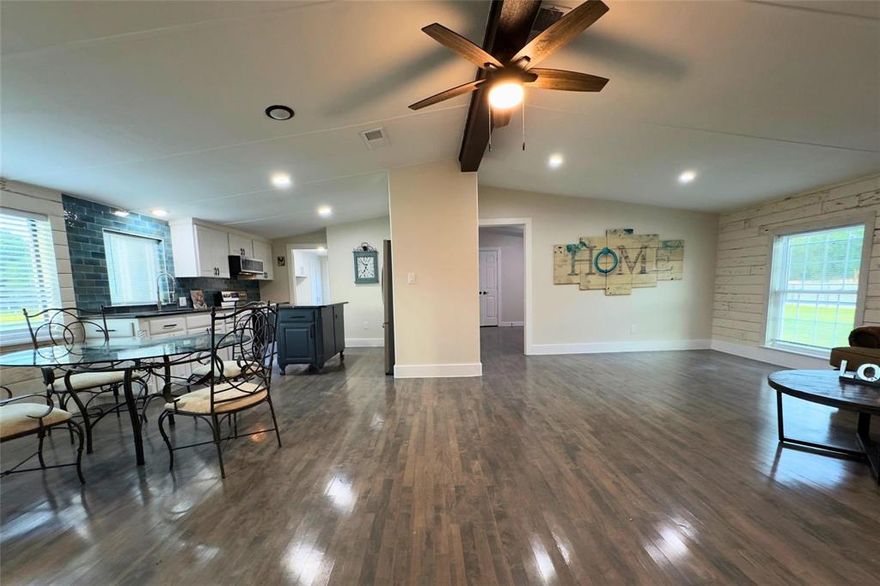 Own a piece of East Texas!! Fantastic opportunity with a fully renovated 3-bedroom, 2-bath manufactured home ready for you to move in. Located just minutes from Cedar Creek Reservoir, this property combines the peacefulness of rural living with easy access to outdoor activities like boating and fishing. The home has been thoughtfully updated, featuring modern finishes throughout, and provides a comfortable living space for families or anyone looking for a serene getaway. Situated in the county with no known restrictions, the property offers flexibility for additional development or recreational use. Whether you’re looking for a permanent residence, a weekend retreat, or an investment property, this lot provides great potential. With its spacious lot, upgraded home, and desirable location near the water, this property won’t last long. Less than an hour drive from Dallas with all the charm and convenience you’ve been looking for!