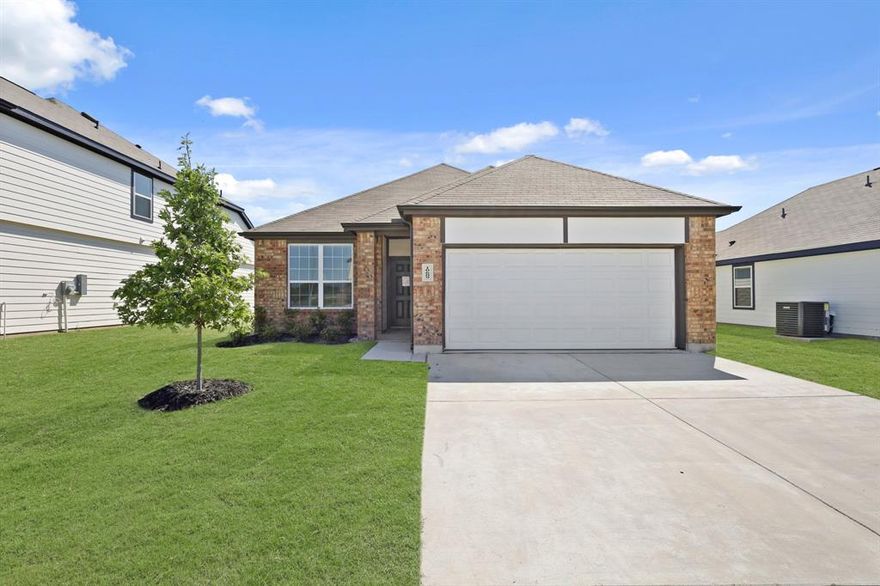 Love where you live in Deer Creek in Fort Worth, TX! The Palermo floor plan is a charming 1-story home with 3 bedrooms, 2 bathrooms, and a 2-car garage! This home has it all, including vinyl plank flooring and tray ceilings for some dramatic flair! The gourmet kitchen is sure to please with an island overlooking the dining and family rooms, 42-inch cabinetry, and granite countertops. Retreat to the Owner's Suite featuring a beautiful bay window, granite countertops, a separate tub and shower, and spacious walk-in closet! Enjoy the great outdoors with a sprinkler system and a covered patio! Don’t miss your opportunity to call Deer Creek home, schedule a visit today!