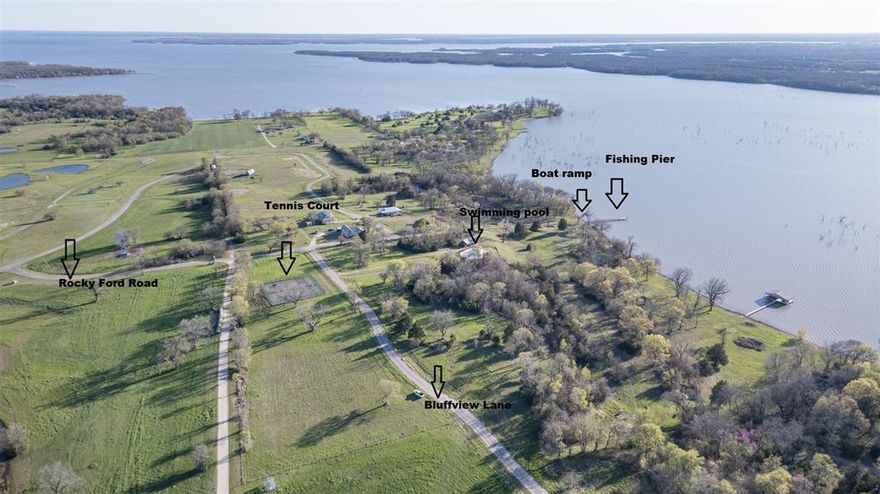 Looking for the perfect lake community to build in? You have found it! LOT 7 is 0.653 acres and would be the ideal spot to start! LOT 5 and 6 are also available. See MLS 20876321 and MLS 20876359. Enjoy the tranquility of life outside the city limits while taking in captivating views of Lake Tawakoni. The secure gated community offers fantastic amenities, including a refreshing pool, tennis court, fishing pier and boat ramp. Don’t miss out on this perfect spot to create your ideal living space. Septic required. Sabine River Authority must approve septic design. Call listing agent for list of septic engineers. Cash Water states water is available for lots 5, 6 and 7. FEC is electric provider. HOA docs and survey on transaction desk. No Mobile Homes. Each lot is marked with white flags. MC Design also has a sign on each lot. Choose your own builder. Lone Oak ISD. Photos marking the land are approximate. Stakes are approximate. Buyer and buyer's agent to verify all information. 2 additional lots available on S Oaks Lane.