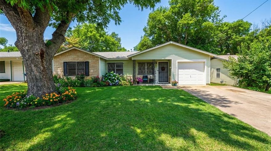 Welcome to 4120 Wilhelm Street, a cozy and updated 3-bedroom, 1-bath home located in a quiet, well-established Fort Worth neighborhood. Offering 996 sq ft of living space on a generous 8,102 sq ft lot, this property blends classic charm with modern improvements.

Recent updates include NEW flooring and a NEW roof, providing both style and peace of mind. The home also features a refreshed bathroom and a recently serviced HVAC system for year-round comfort. The fully fenced backyard offers ample space for outdoor activities, gardening, or relaxing weekends.

Conveniently located near I-20, I-820, and Hwy 287 for easy commuting, with a nearby park just a short walk away. Ideal for first-time buyers, downsizers, or those seeking a manageable home with a spacious yard.
Schedule your showing today.