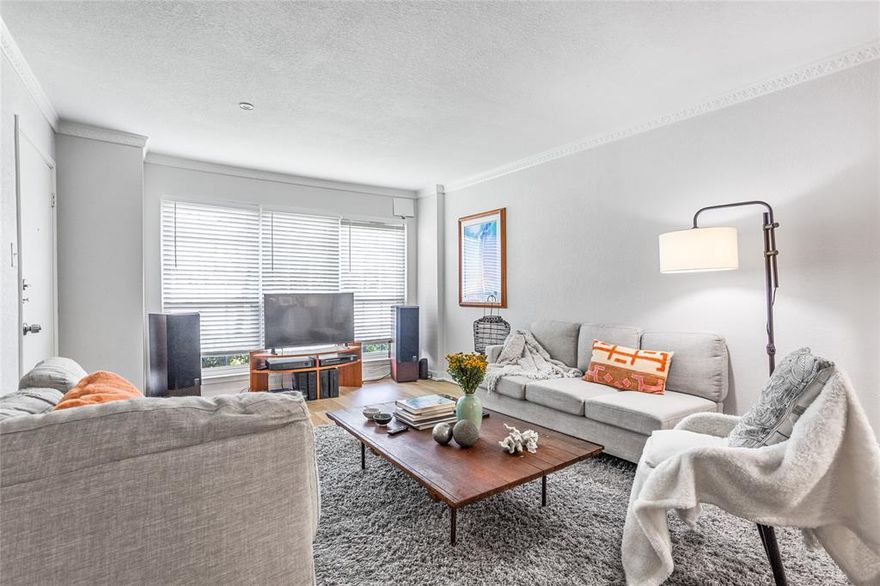 Seller said bring all offers! Priced well below the comps and CAD for a quick sale and HOA includes all utilities! This meticulously maintained and beautifully updated 2 bedroom 2 bath Condo is on the 1st floor & is move in ready! New flooring throughout and all repairs already done. Please see Transaction Desk for all receipts. Great for roommates, or one person wanting extra space and a quick commute! This unit backs up to a decorative fountain, is near the community pool and has one covered assigned parking space. Great location just minutes away from great restaurants, SMU, Northpark Mall, Central Expressway, LBP Freeway, Downtown Dallas, Presbyterian Hospital and Medical City Hospital.