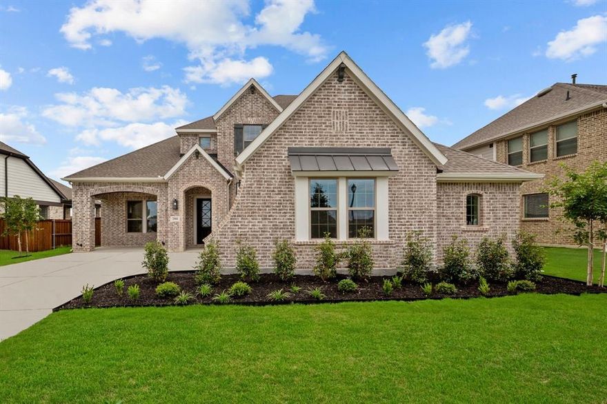 Achieve the lifestyle you’ve been dreaming of in the elegant Annabella plan by David Weekley Homes. Craft your perfect home office or music studio in the peaceful study. Build beautiful family memories in the fun and games space of the vibrant upstairs retreat. Each spare bedroom and guest suite provides a wonderful place for growing personalities to flourish. Calm relaxation and sensational social gatherings are equally suited to your front and back covered porches. Your open-concept living space offers energy-efficient windows and boundless decorative potential. The streamlined kitchen features a presentation island and plenty of room for collaborative feast creation. Retire to the effortless comfort of your Owner’s Retreat, which includes a sprawling walk-in closet and a pamper-ready bathroom. Design refinements include soaring ceilings, winding stair case, built-in conveniences, and extra storage spaces. Your Personal Builder is ready to begin working on your dream home plan.