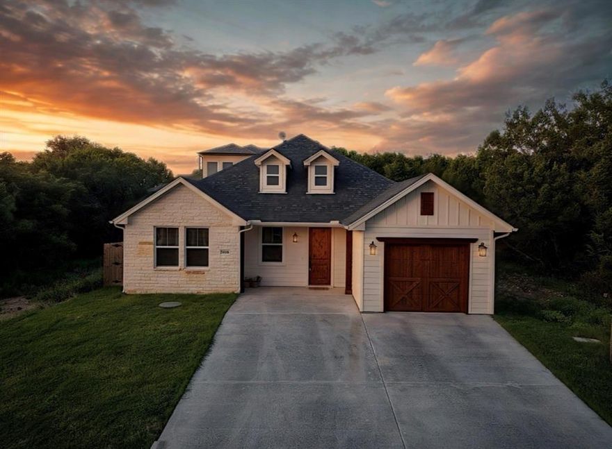 Welcome to your dream home in the highly sought-after Canyon Creek subdivision of Granbury. This exquisite property features a seamless open floor plan designed for both everyday living and entertaining, adorned with elegant ceramic tile flooring that flows effortlessly throughout the home. The heart of this residence is a stunning kitchen, showcasing beautiful granite countertops, sleek stainless steel appliances, and a spacious island perfect for meal prep or casual dining. Adjacent to the kitchen, the inviting living area captivates with a cozy electric fireplace, its warm glow enhanced by an exquisite coffered ceiling that adds a touch of architectural elegance. 

Retreat to the luxurious master suite, a true sanctuary featuring a spacious walk-in closet with ample storage and a master bathroom that exudes sophistication. Indulge in the oversized walk-in shower, unwind at the double basin vanity, and enjoy the serene ambiance created by thoughtful design details. Additional highlights include a full utility room for added convenience, making laundry days a breeze, and a fully fenced backyard—ideal for pets or simply relaxing in your private oasis. The property also boasts a one-car garage with an extended driveway, providing plenty of parking space for multiple vehicles and guests.

Nestled within the prestigious Canyon Creek community, this home offers exclusive access to an impressive array of amenities. Socialize at the clubhouse, or take a refreshing dip in the community pool. Outdoor enthusiasts will love the boat ramps and fishing ponds, while the playgrounds, basketball courts, and tennis courts ensure endless recreation for all ages. Located in a prime Granbury location, this home combines modern luxury with a vibrant community lifestyle, making it the perfect place to create lasting memories. Don’t miss your chance to own this exceptional property—schedule your private tour today!