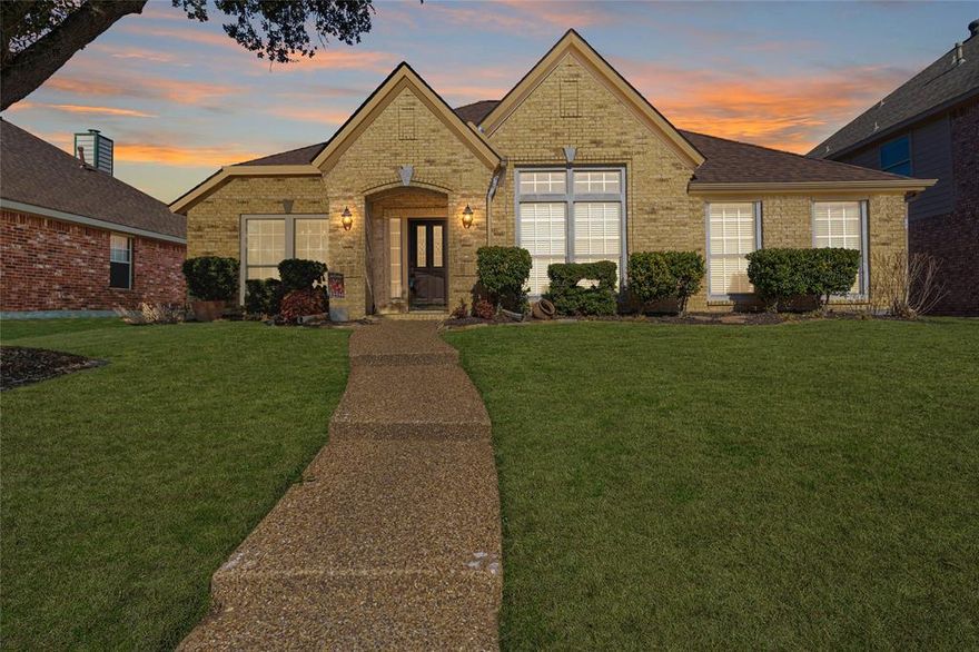 Welcome to this one owner Drees built home in Hillcrest Estates! Nestled in a prime location, this home offers the perfect blend of elegance & functionality. As you enter, you're greeted by a formal dining area, ideal for hosting gatherings. Work from home in style with a private office featuring built-in desk & shelving, providing both productivity & organization. The spacious open layout boasts a captivating fireplace feature wall, creating a cozy ambiance for relaxation. The island kitchen is a chef's delight, complete with ample cabinet space, perfect for storing culinary essentials. Enjoy casual dining in the light filled breakfast nook. Retreat to the large private primary suite, featuring an ensuite bath for added luxury & comfort. Step outside to the patio area & spacious backyard, offering a serene retreat for outdoor living a& enjoyment. Experience the benefits of a fantastic community & conveniences nearby. Don't miss the opportunity to call this your new home!