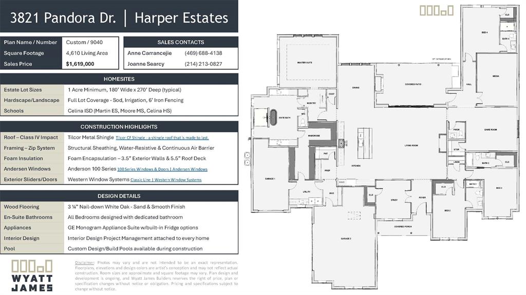 Celina, Texas 75009, United States, 4 Bedrooms Bedrooms, ,5 BathroomsBathrooms,Residential,Active,92390