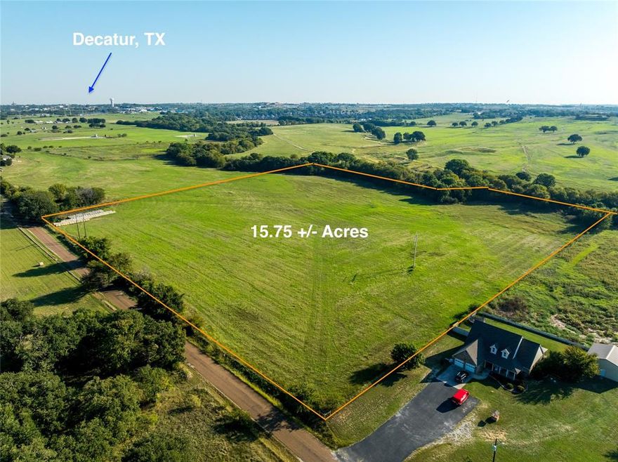 Beautiful coastal bermuda field located just outside the city limits of Decatur. The location of this property is superb being less than 2 miles from the hospital or schools and also having easy access to 287, FM 730, or FM 51. This rural setting provides a nice country feel with limited neighbors. The land is currently ag exempt making for very low annual taxes. With an established hay field already in production it would welcome your horses or livestock. This property is being sold out of a larger tract that has been in the family for many years. This land is offered with no deed restrictions allowing the future owner to do with it as they please. There are electrical and pipeline easements on the property, but the size of the land provides plenty of space to build what you desire and enjoy the country living of your dreams.