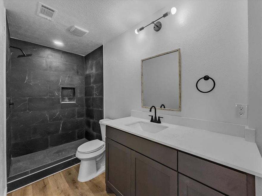 Welcome Home!!! This freshly updated property boasts 4 beds and 2 baths right in the middle of everything North Texas has to offer. With quick access to highways you'll be in either Dallas or Fort Worth within a short drive. This home offers an open concept living and kitchen area with a large room that can be turned into a entertainment area for family, guests or even media room to enjoy movie night!