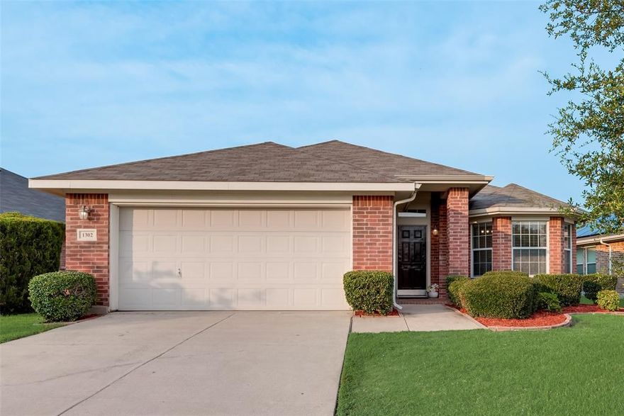 Check out this newly remodeled 3 bed 2 bath home with prime location right across from Lewis Elementary. Inviting curb appeal leads the way to a gorgeous entry with new vinyl plank floors and baseboards throughout the home. Beautifully updated kitchen with white cabinets, island, stainless steel appliances, eat-in kitchen with bench seating and breakfast bar. Living room has a built-in electric fireplace with shiplap and wood mantle. The large primary bedroom serves as a peaceful retreat with its own fireplace and cozy area for seating. Ensuite bath includes walk-in shower, storage shelves and large walk-in closet. 2 separate bedrooms on their own side of the home in this split floor plan. Updated laundry room has new shiplap wall and cabinetry make laundry a breeze! Outside features full yard irrigation and a covered brick patio with fenced backyard. Community amenities include a pool with splash park, 3 parks with playgrounds, a dog park, and basketball courts.