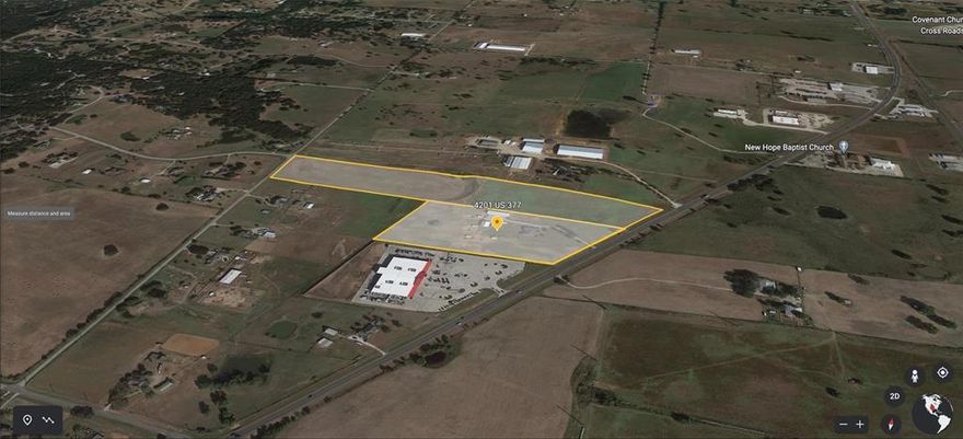 Spanning approximately ± 26 acres, this high-visibility commercial property presents a unique investment opportunity.
Buyers have the flexibility to purchase the entire 26 , 18 , or 8 acres, depending on their needs.
Approximately 17,000 sqft. of the property has been acquired by TXDOT for the expansion of Highway 377 into a 6-lane highway, enhancing accessibility and traffic flow in the area.
? Strategic Location – Situated in Cross Roads, TX, near Walmart, restaurants, and retail centres
? Excellent Frontage – Approx. 805 feet of road frontage on US 377, ensuring maximum visibility
? Flexible Purchase Options – Acquire 8, 18, or 26 acres to suit your project requirements
? Strong Development Potential – Ideal for retail, commercial, or mixed-use development
? Convenient Access – Close to major amenities and attractions, enhancing business prospects
?? All information provided is deemed reliable but should be verified by buyers and their agents.
?? For more details, contact us today!